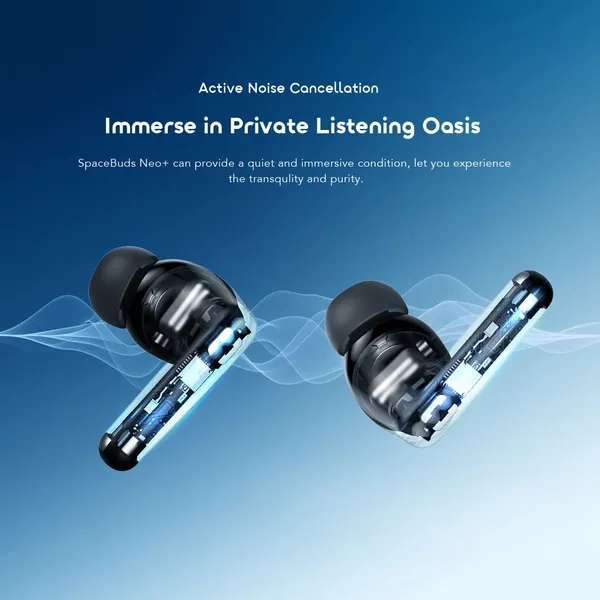 oraimo SpaceBuds Neo+ ANC Spatial Audio True Wireless Earphones - Image 4